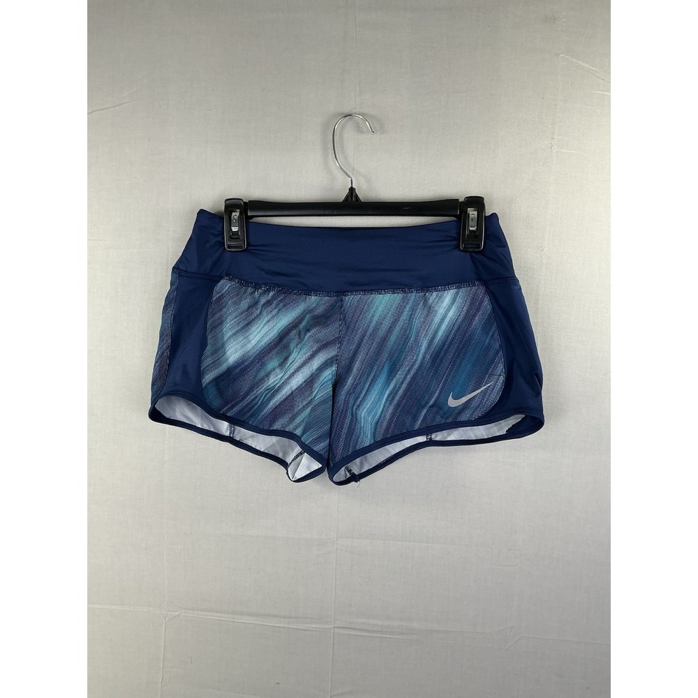 Nike‎ Dri-FIT Women's Running Shorts Blue Athletic Active Size Small